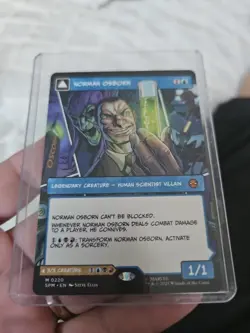 MTG SPM Norman Osborn BORDERLESS Spiderman PACK FRESH Magic the Gathering 220 - Image 1