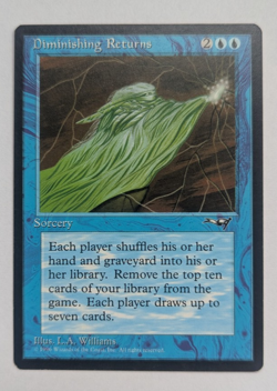Magic Mtg Alliances Diminishing Returns moderately played - Image 1