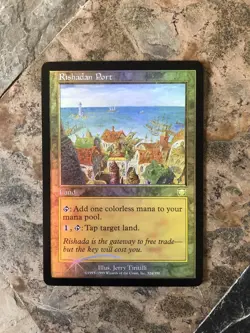MTG - Rishadan Port - Foil - Mercadian Masques - Altered Art - Watch Item Video - Image 1