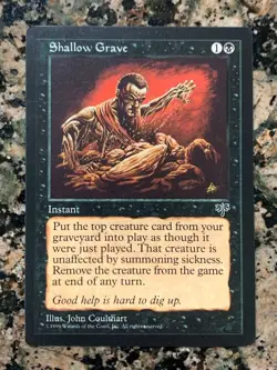 MTG Shallow Grave x1 Mirage NM, Magic the Gathering - Image 1