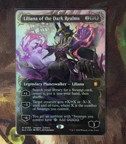MTG Magic the Gathering Liliana of the Dark Realms Raised Foil English - Image 1