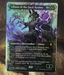 MTG Magic the Gathering Liliana of the Dark Realms Raised Foil English - Image 3