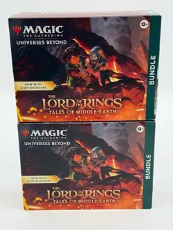 Lot of 2 Magic The Gathering The Lord of the Rings: Tales of Middle-Earth Bundle - Image 1