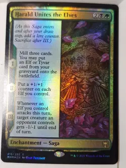 Harald Unites the Elves - FOIL - Kaldheim- Magic the Gathering MTG Nice! - Image 1