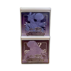Pokemon Center Chilling Reign Elite Trainer Box Set Of 2 *Error Box* w/cases 820650809712 - Image 1