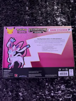 Pokemon: Celebrations: 25th Anniversary Dark Sylveon V Collection Box (SEALED) - Image 2