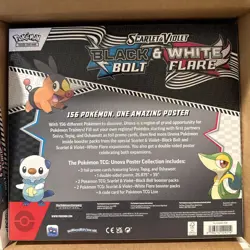 (4) Pokemon Black Bolt And White Flare Unova Poster Collection Lot IN HAND - Image 3