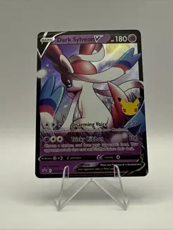 Pokemon Dark Sylveon V SWSH134 Normal Size Official Celebrations Promo Mint - Image 1