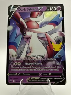 Pokemon Dark Sylveon V SWSH134 Normal Size Official Celebrations Promo Mint - Image 2