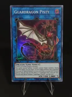 Yugioh Guardragon Pisty SAST-EN052 Super Rare 1st Ed Near Mint - Image 1