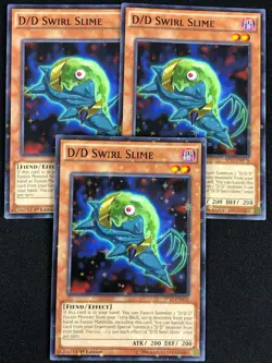YUGIOH D/D SWIRL SLIME SP17-EN026 1ST COMMON X3 (LP) - Image 1