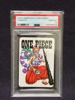 PSA10 One Piece Card Japanese Yamato Jump Festa Souvenirs 2023 Rare Not for Sale - Image 1