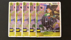 2024 One Piece JP The Best Capone "Gang" Bege OP04-100 (R)Full Art Foil x 5 Card - Image 2