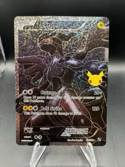 Pokemon TCG Zekrom Celebrations Classic Collection Holo Card 114/114 - Image 1