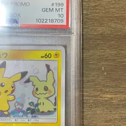 Pokemon Card PSA 10 Pikachu Mimikyu Special Box Promo 199/SM-P 2018 Japan #305 - Image 3