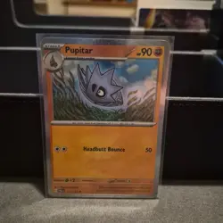Pupitar 111/193 Cosmos Holo Promo Pokemon Card Paldea Evolved - Image 1