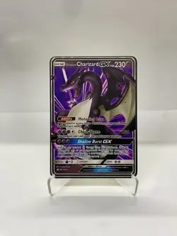 Shadow Charizard GX Gold Metal Pokemon Card-Collectible Gift Display！NICE - Image 5