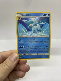 Glaceon Gold Metal Pokemon Card-Collectible Gift Display！Christmas NICE - Image 4