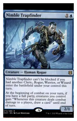 MTG - #72 Nimble Trapfinder - Zendikar Rising - Image 1