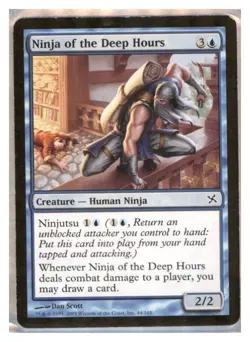 MTG - #44 Ninja of the Deep Hours - Betrayers of Kamigawa - Image 1