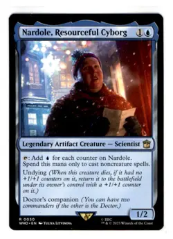 MTG - #50 Nardole, Resourceful Cyborg - Universes Beyond: Doctor Who - Image 1
