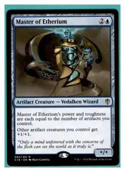 MTG - #92 Master of Etherium - Commander 2016 - Image 1