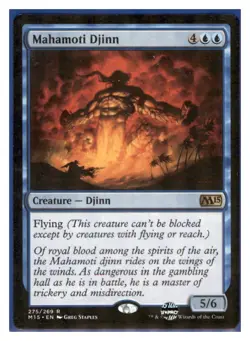 MTG - #275 Mahamoti Djinn - Magic 2015 (M15) - Image 1
