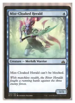 MTG - #43 Mist-Cloaked Herald - Rivals of Ixalan - Image 1