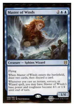 MTG - #68 Master of Winds - Zendikar Rising - Image 1