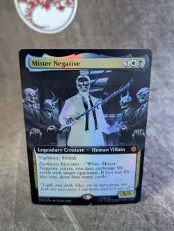 MTG, Mister Negative (#0274) Spider-Man, Borderless Foil, NM Rare - Image 1