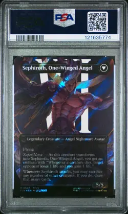 Sephiroth 0527 Char Borderless-Surge Foil MTG Final Fantasy PSA 10 - Image 2
