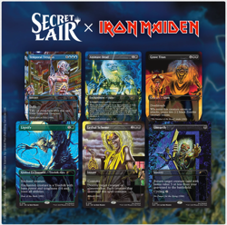 MTG Secret Lair PRESALE Iron Maiden: Album Art Non Foil Confirmed Order! - Image 1