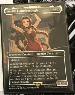 Aerith Gainsborough MTG Final Fantasy Regional Championship Promo - NM Condition - Image 2