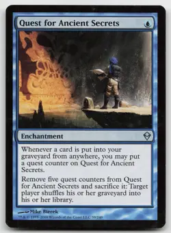 MTG Quest for Ancient Secrets U Zendikar 59 MP - Image 1