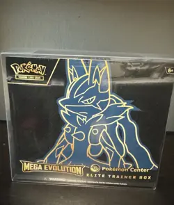 Pokemon TCG Mega Evolution Pokemon Center ETBs Lucario - Image 1