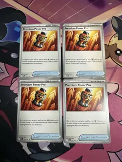 Premium Power Pro 124/132 (1 Reverse Holo) Mega Evolution 4x Pokemon TCG Playset - Image 1