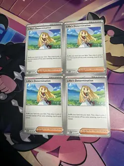 Lillie's Determination 119/132 - Playset of 4 - Mega Evolutions English Pokemon - Image 1