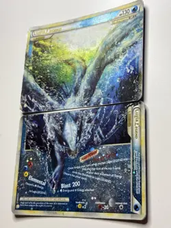 Pokemon Lugia Legend Top and Bottom 113 & 114/123 HeartGold SoulSilver Holo - Image 3