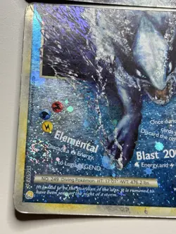 Pokemon Lugia Legend Top and Bottom 113 & 114/123 HeartGold SoulSilver Holo - Image 5