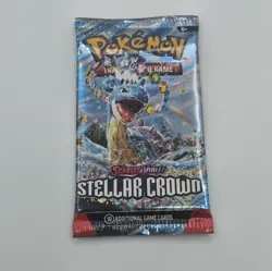 Pokemon TCG: Scarlet and Violet Stellar Crown x1 Booster Pack Sealed - Image 1