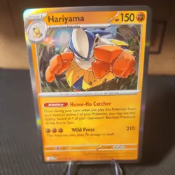 Hariyama 073/132 Holo Rare Mega Evolution Pokemon TCG NM - Image 1