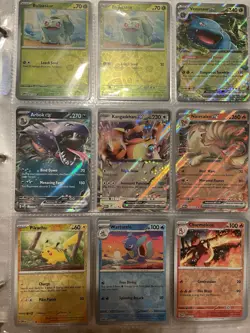Pokemon S&V 151 Binder Bulk (Holo, Reverse, EX, Holo Energies) 90 Cards - Image 1