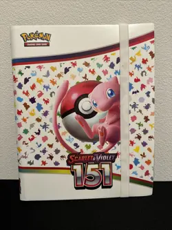 Pokemon Scarlet & Violet 151 - Mew Binder Collection - Binder Only NO CARDS - Image 1