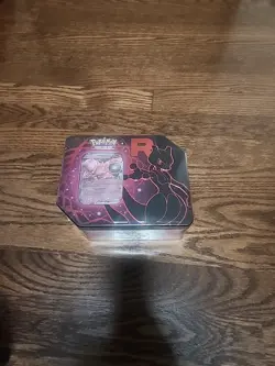Destined Rivals Team Rocket Tin (MEWTWO ex) - Sealed New - Pokemon TCG - Image 1