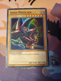 Dark Magician YGLD-ENB02 - Red Arkana Art - Ultra Rare - YuGiOh Card - Image 1