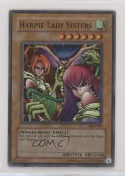 SR - Harpie Lady Sisters Unlimited YuGiOh Metal Raiders #MRD-009 2002 - Image 1