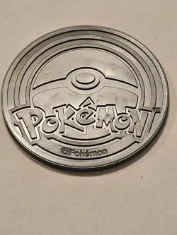 Pokemon Trading Card Games Fidough Gold Plastic Coin DRI - Image 2