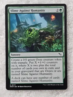 MTG Slime Against Humanity #177 Murders at Karlov Manor Magic Card NM - Image 1