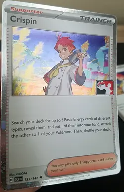 CRISPIN 133/142 (x2), HOLO, PRIZE PACK SERIES 7, POKEMON CARDS (LP/NM) - Image 4