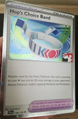 HOP'S CHOICE BAND 148/159 (x2), HOLO, STAMPED, PRIZE PACK 7, POKEMON CARDS (NM) - Image 4